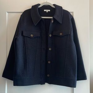 Navy Madewell Shacket